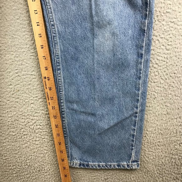 Vintage Tommy Hilfiger Jeans Women's 11/30 Flag Patch High Rise Mom Denim - Picture 8 of 10